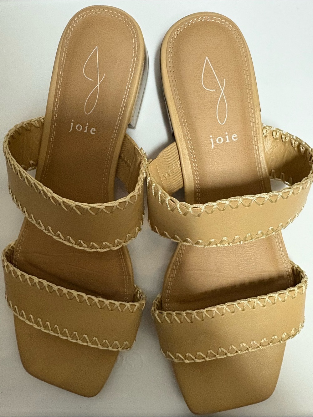 Joie Tan Leather Sandals